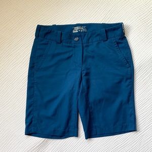 Nike dri-fit golf tour performance blue shorts